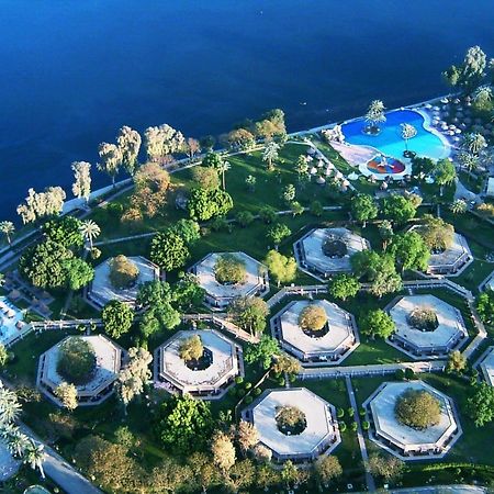 Jolie Ville Hotel & Spa Kings Island Луксор Экстерьер фото Aerial view of the resort